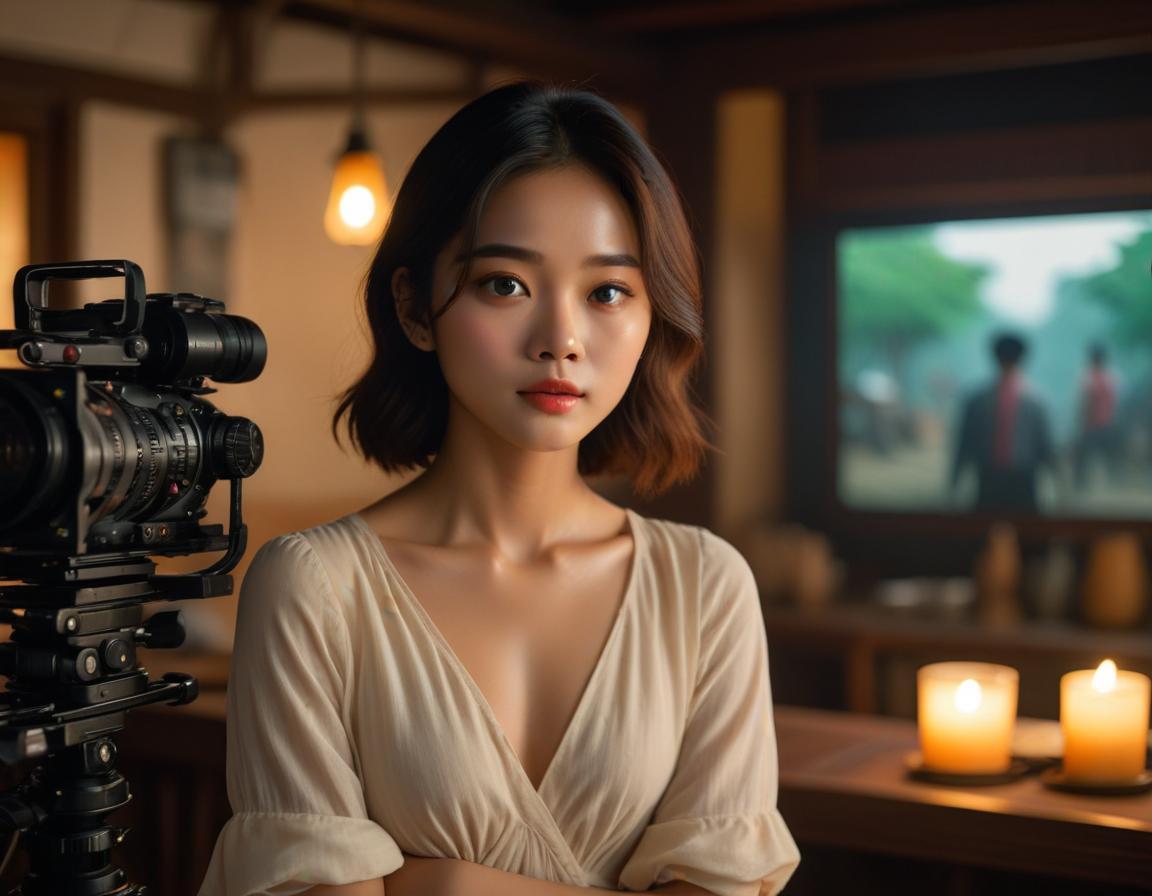 ผู้หญิงประคบเย็นที่แก้มหลังฉีดฟิลเลอร์ในห้องน้ำพร้อมข้อมูลการดูแลหลังฉีด