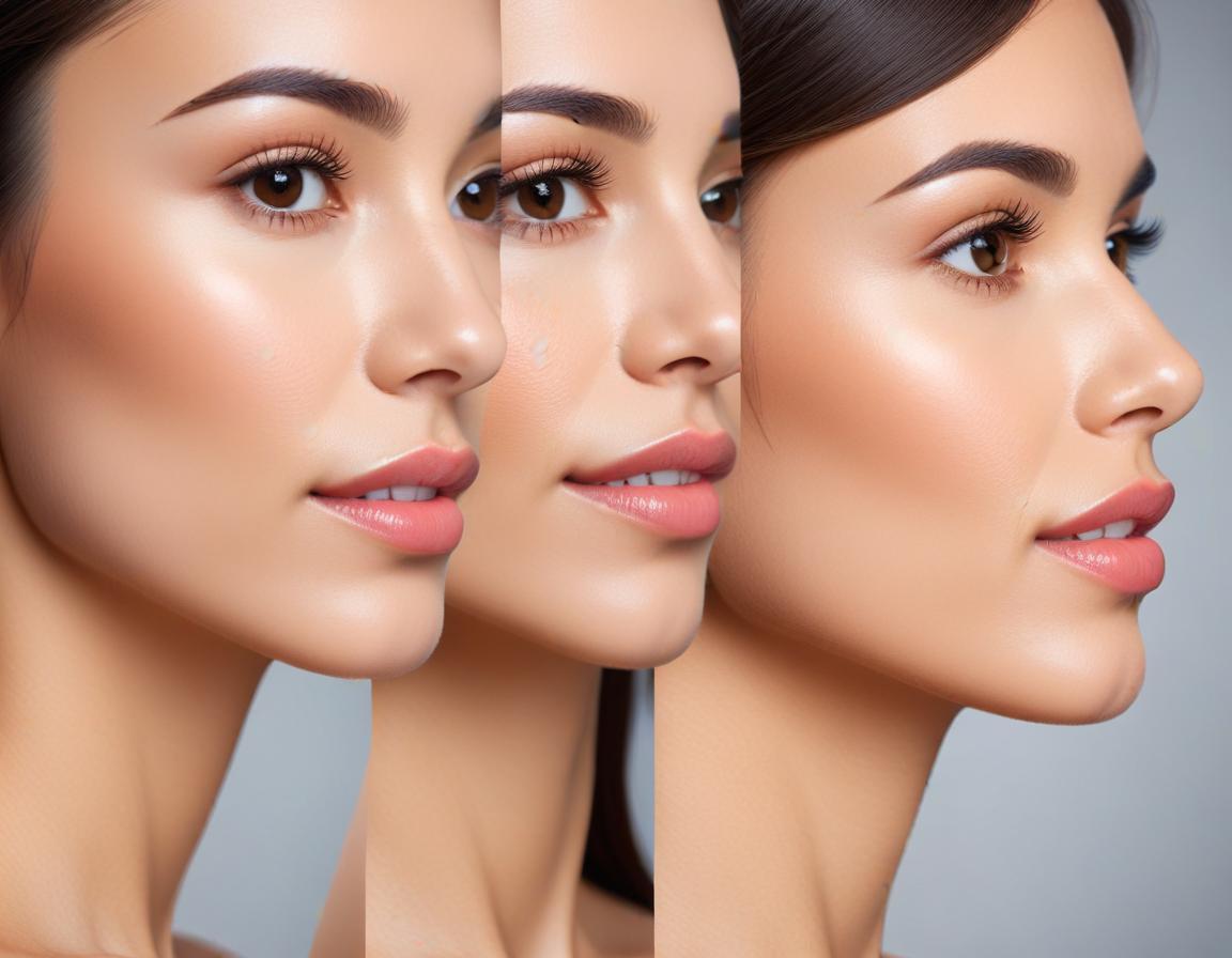 อินโฟกราฟิก เปรียบเทียบ ฟิลเลอร์ คาง กับ ฟิลเลอร์ จมูก พร้อม ข้อมูล ฟื้นตัว เร็ว