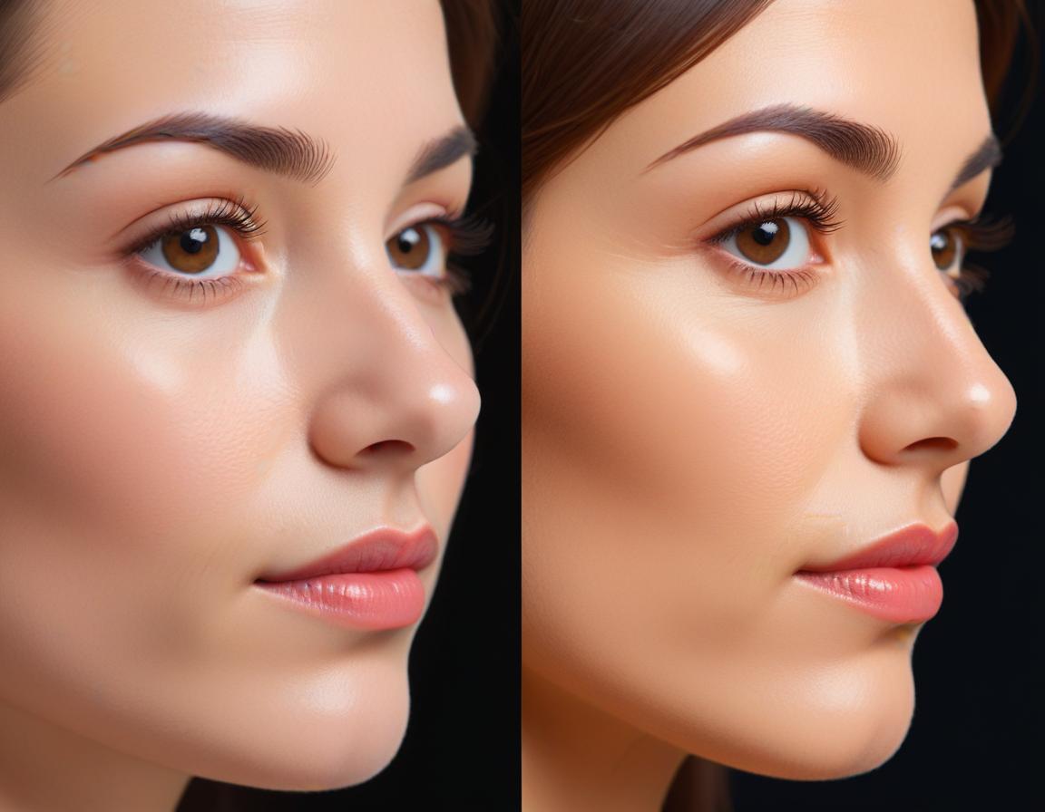 ภาพ ฟิลเลอร์ ไฮยาลูรอนิค บน หินอ่อน จัดเรียง เปรียบเทียบ ร่อง แก้ม กับ ขมับ ผล ข้าง เคียง น้อย