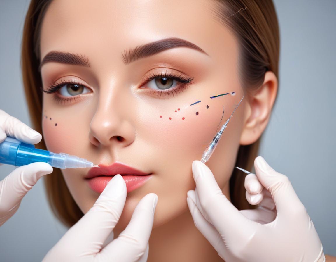 ภาพ ขั้นตอน ฉีด ฟิลเลอร์ แก้ม พร้อม ข้อความ เปรียบเทียบ ผลข้างเคียง น้อย ฟิลเลอร์ แก้ม ปาก