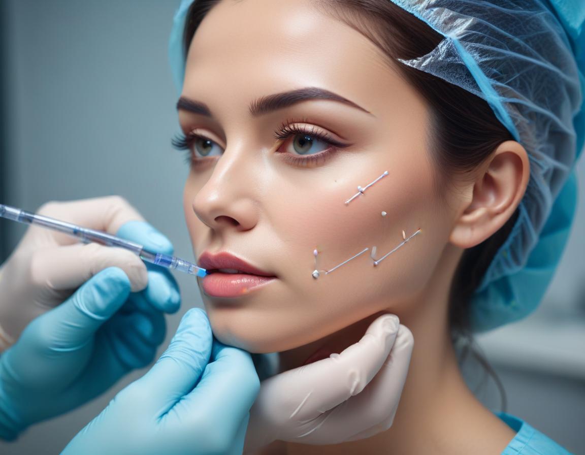 ขั้นตอน เตรียม ฉีด ฟิลเลอร์ คาง ใน คลินิก เพื่อ ความ สะอาด ปลอดภัย แก่ ผู้ป่วย