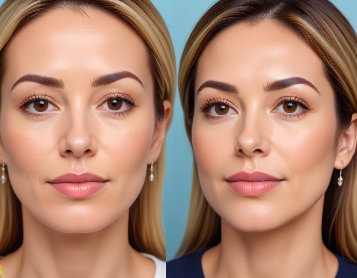 ภาพ เปรียบเทียบ ก่อน หลัง ฟิลเลอร์คาง HarmonyCa หรือ ฟิลเลอร์ อื่น ไม่มี พักฟื้น