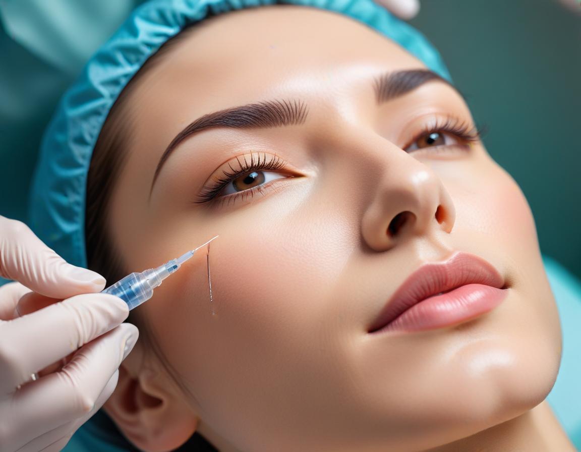 ภาพ ใกล้ ขั้นตอน ฟิลเลอร์ ขมับ แสดง เทคนิค ฉีด อย่าง ปลอดภัย ไม่ต้องพักฟื้น