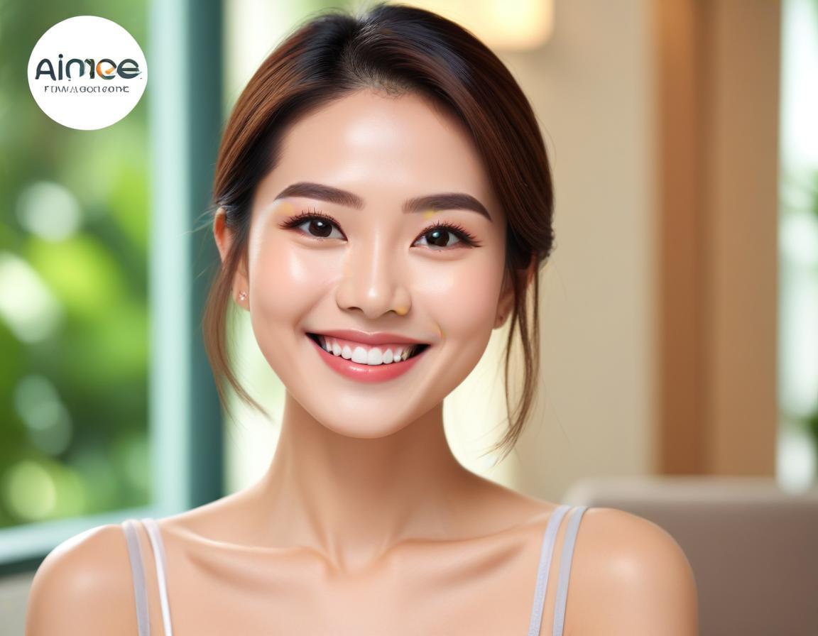 แพทย์ กำลัง เตรียม ฉีด ไฮยาลูโรนิก แอซิด พร้อม ข้อความ เปรียบเทียบ ฟิลเลอร์ คาง กับ ฟิลเลอร์ ร่องแก้ม