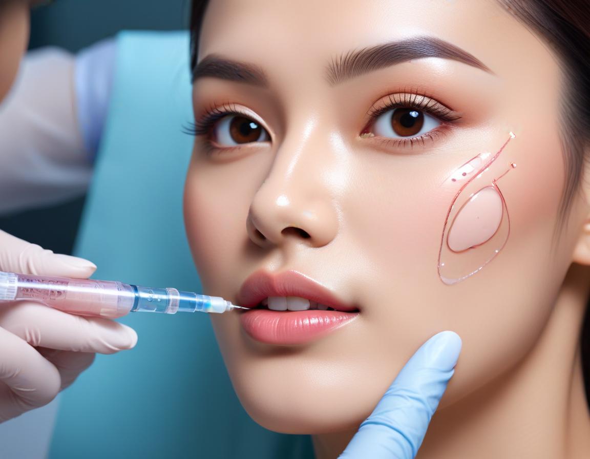 ภาพ เปรียบเทียบ ฟิลเลอร์ ไฮยาลูโรนิก ร่องแก้ม กับ ฟิลเลอร์ ปาก เห็นผล เร็ว